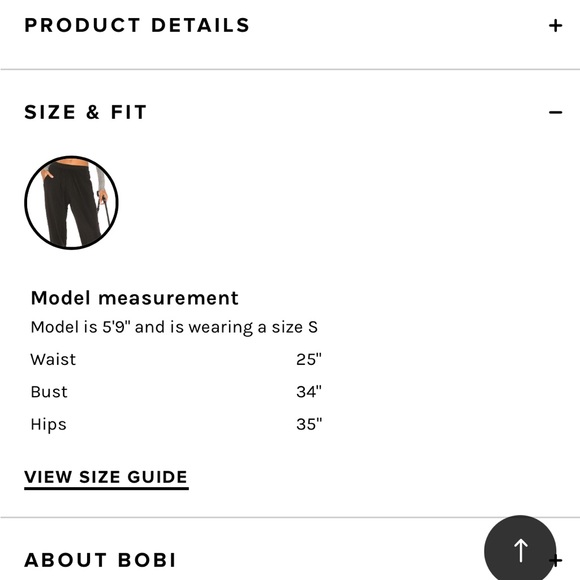 Bobi Jersey Jogger in Black - Picture 6 of 16